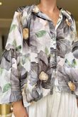 Sa Caleta Anemone Bubble Blouse Black /10 =